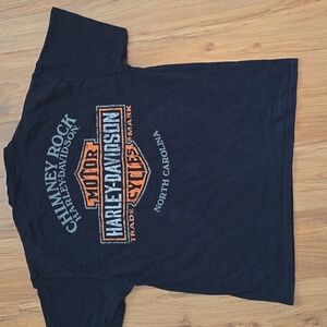 Harley-Davidson Black Tee with Logo Patch X-Large